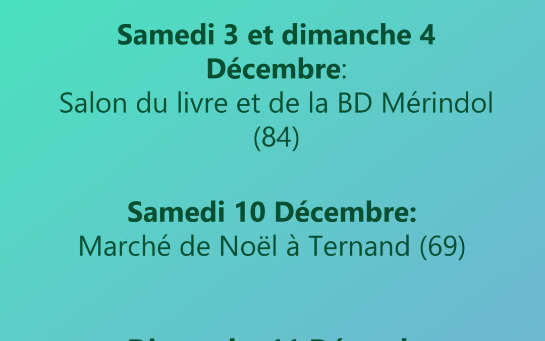 Notre programme de fin d’année