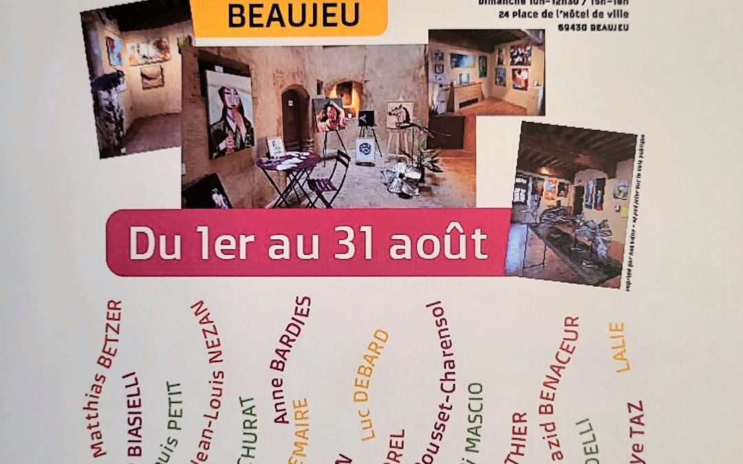 LE COLLECTIF ART’CAD EXPOSE A LA MAISON DU TERROIR DE BEAUJEU