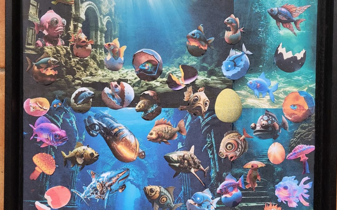 MES COLLAGES – GRANDS FORMATS